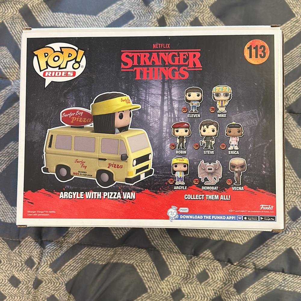 Stranger Things Argyle Pizza Van Funko Pop - Picture 4 of 7